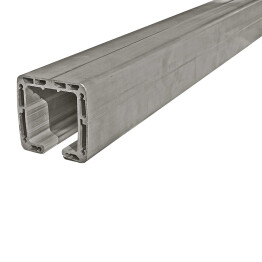 Rail aluminium brut en 3 mètres